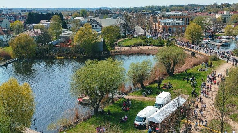 Blick auf die Inselstadt Werder (Havel) (© LBV, Hans Jürgen Volkerding)