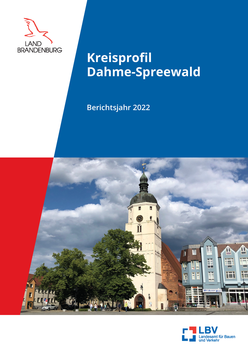 Deckblatt Kreisprofil 2022: Landkreis Dahme-Spreewald (© LBV)