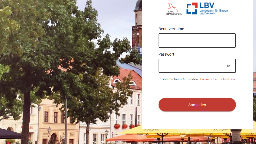 Startseite der IT-Anwendung Städtebauförderung: Online Portal ITAS (© LBV)