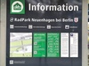 Radpark Neuenhagen bei Berlin: Infowand (© LBV)