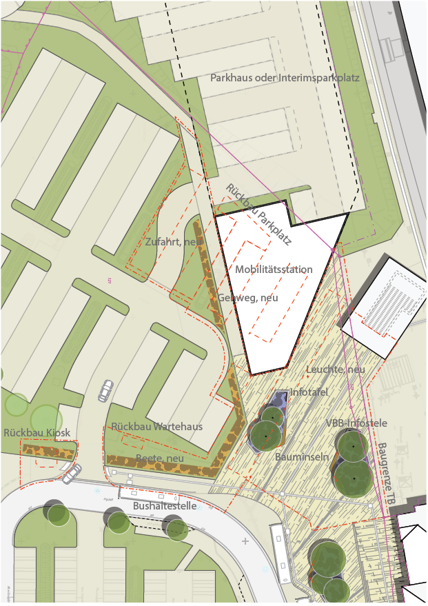 Neugestaltung Bahnhofsumfeld Wittenberge (© Verkehrsverbund Berlin-Brandenburg)