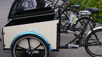 Fahrrad geeignet zum Transport von Lasten