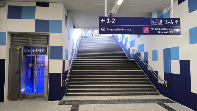 Fangschleuse Verkehrsstation Bild 1